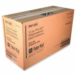 Fabri-Kal Microwavable Deli Containers, 12 oz, 4.6