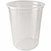 Fabri-Kal Microwavable Deli Containers, 32 oz, 4.6" Diameter x 5.6" h, Clear, Plastic, 500/Carton