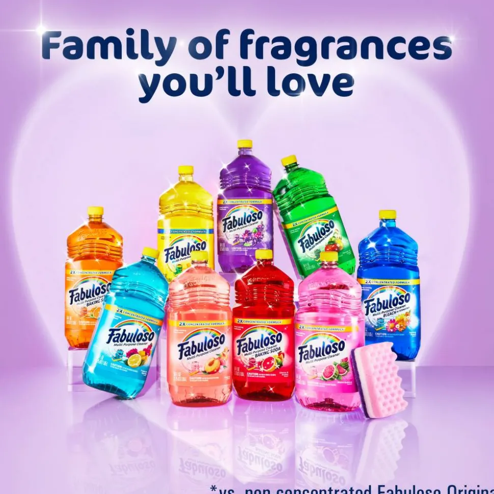 Fabuloso Multi-Purpose Cleaner, Watermelon Scent, 128 Oz, Case Of 4 Bottles