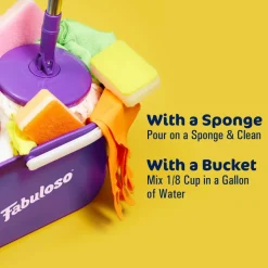 Fabuloso Multi-Purpose Cleaner, Pineapple Scent, 56 Oz, Case Of 6 Bottles