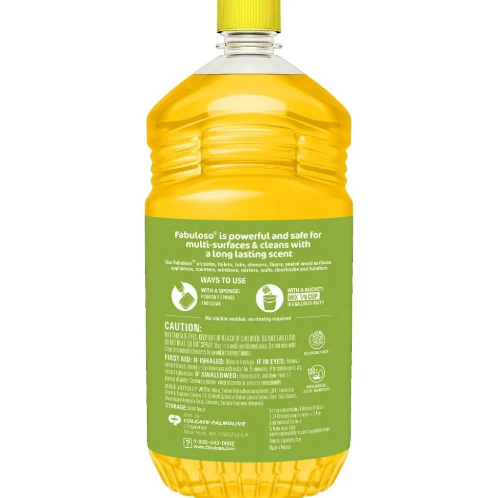 Fabuloso Multi-Purpose Cleaner, Pineapple Scent, 56 Oz, Case Of 6 Bottles