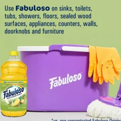 Fabuloso Multi-Purpose Cleaner, Pineapple Scent, 56 Oz, Case Of 6 Bottles