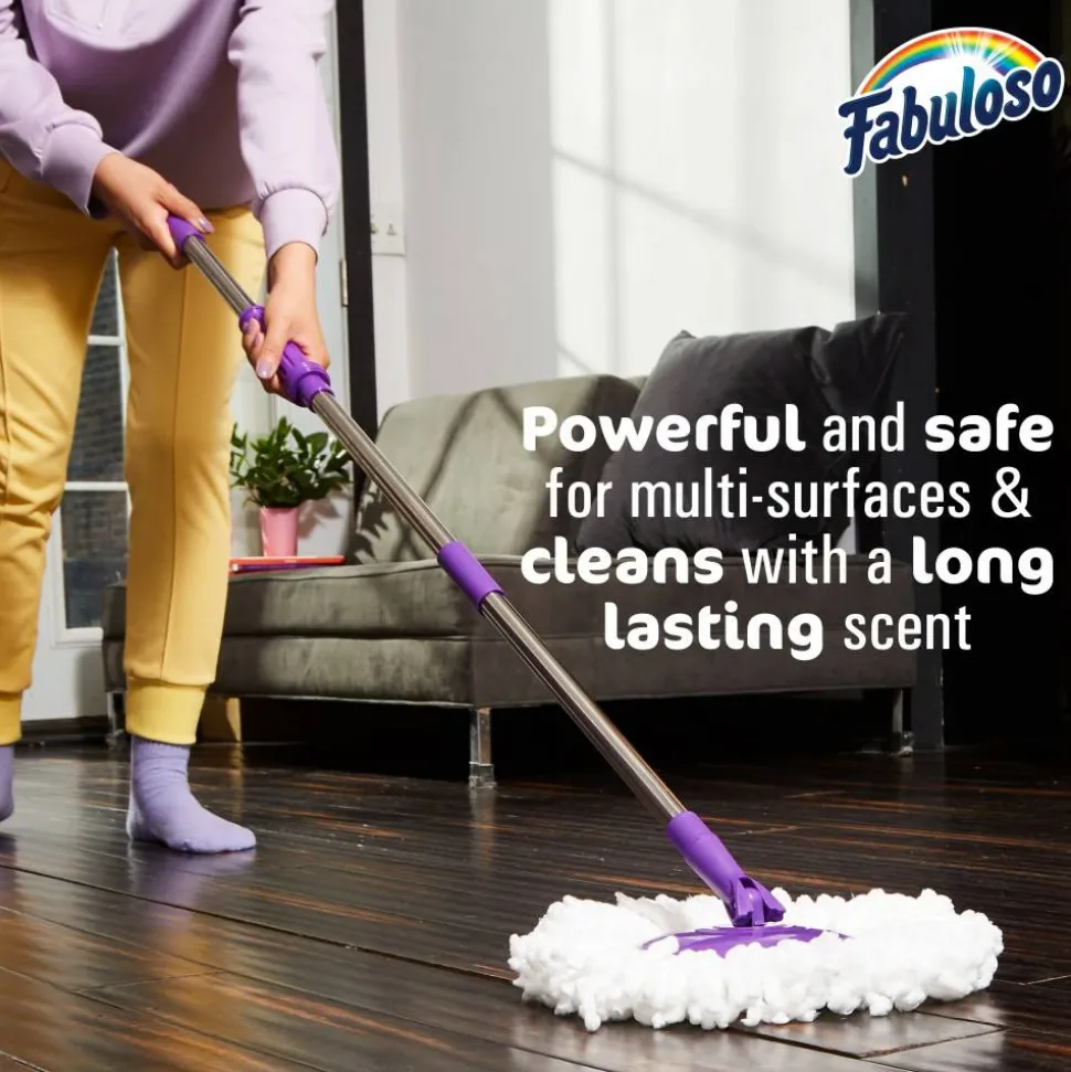 Fabuloso Multi-Purpose Cleaner, Pineapple Scent, 56 Oz, Case Of 6 Bottles