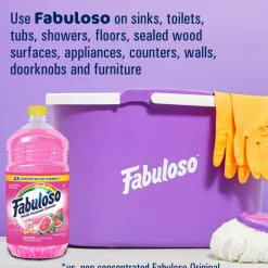 Fabuloso 2X Multi-Purpose Cleaner, Watermelon Scent, 56 Oz, Pink, Pack Of 6 Bottles