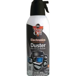 Falcon Safety Dust Off DPSXLRCP Compressed Gas, 10 Oz, Pack Of 12