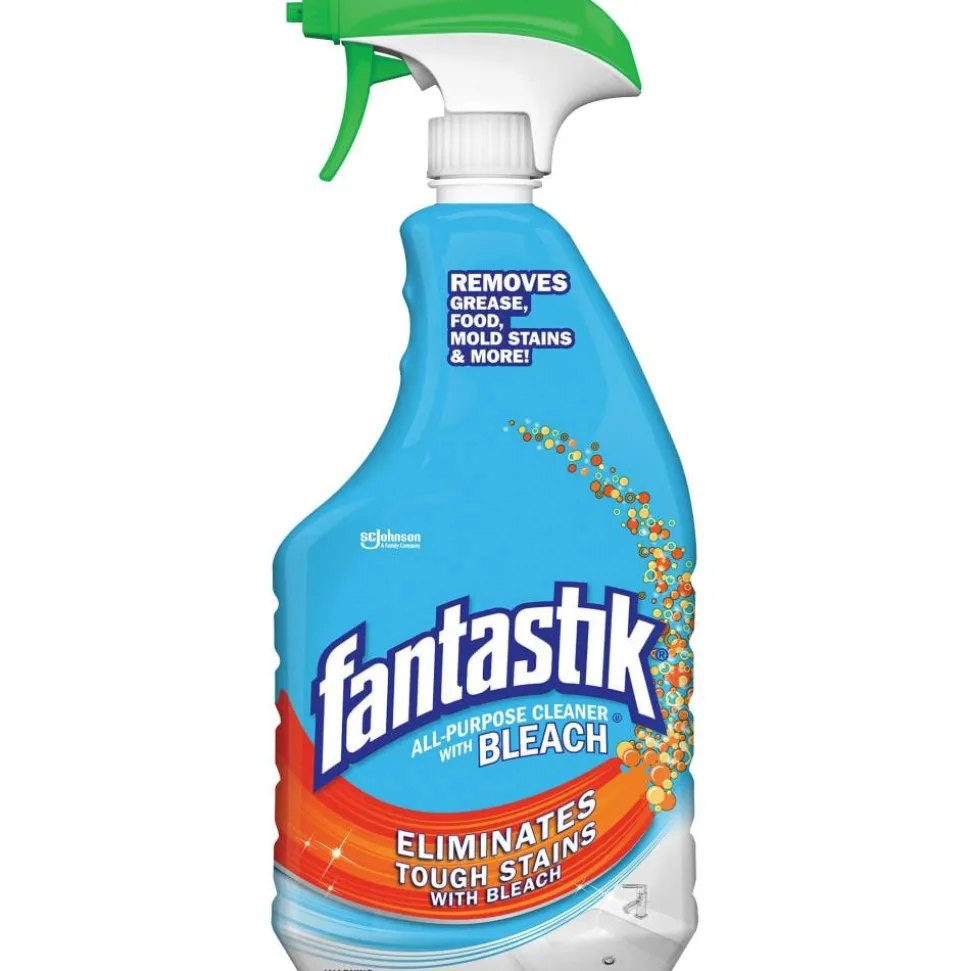 Fantastik All-Purpose Cleaner With Bleach Spray, Fresh Clean Scent, 32 Oz