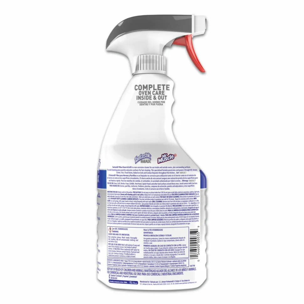 Fantastik MAX MAX Oven and Grill Cleaner, 32 oz Bottle