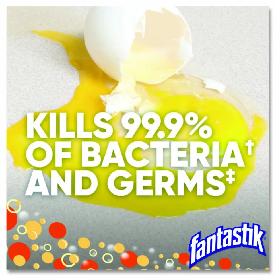 Fantastik Multi-Surface Disinfectant Degreaser, 1 Gallon Bottle, 4/Carton