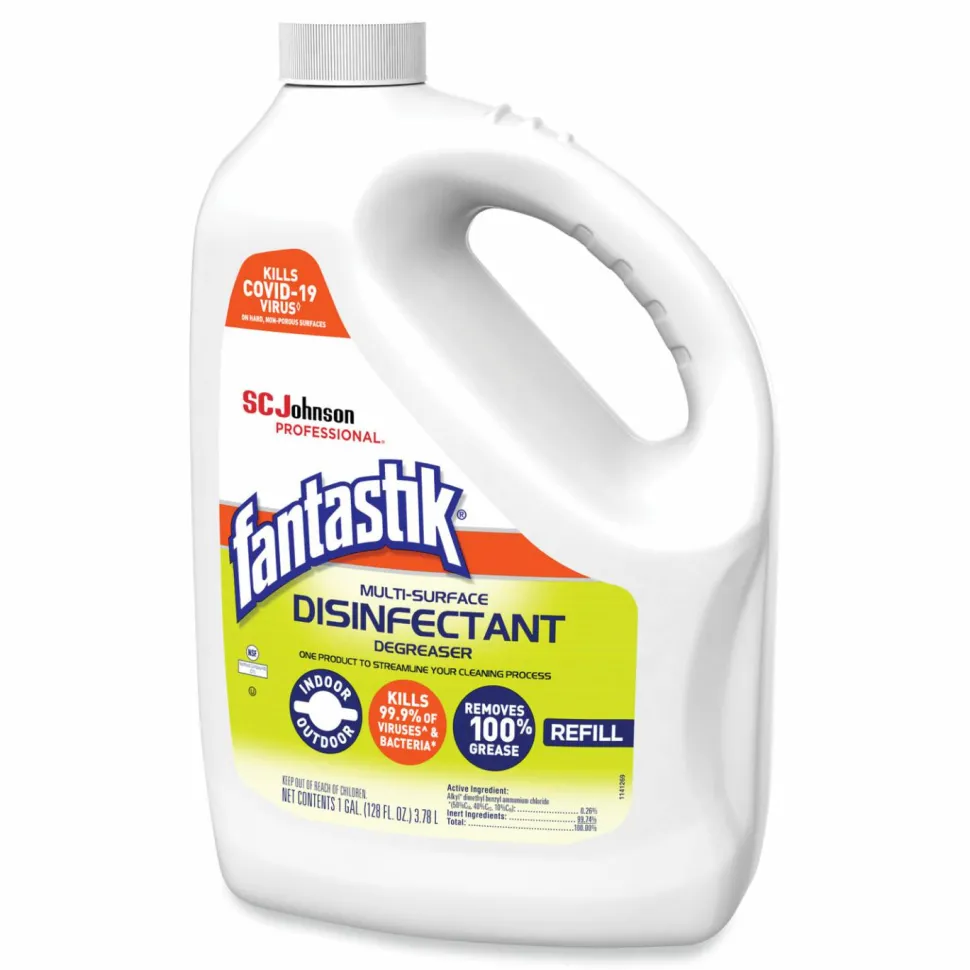 Fantastik Multi-Surface Disinfectant Degreaser, 1 Gallon Bottle