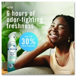 Febreze AIR, Heavy-Duty Crisp Clean, 8.1 oz Aerosol Spray, 6/Carton