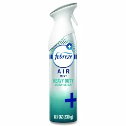 Febreze AIR, Heavy-Duty Crisp Clean, 8.1 oz Aerosol Spray, 6/Carton