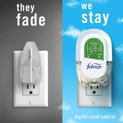 Febreze Plug-In Air Freshener, Starter Kit, Linen & Sky