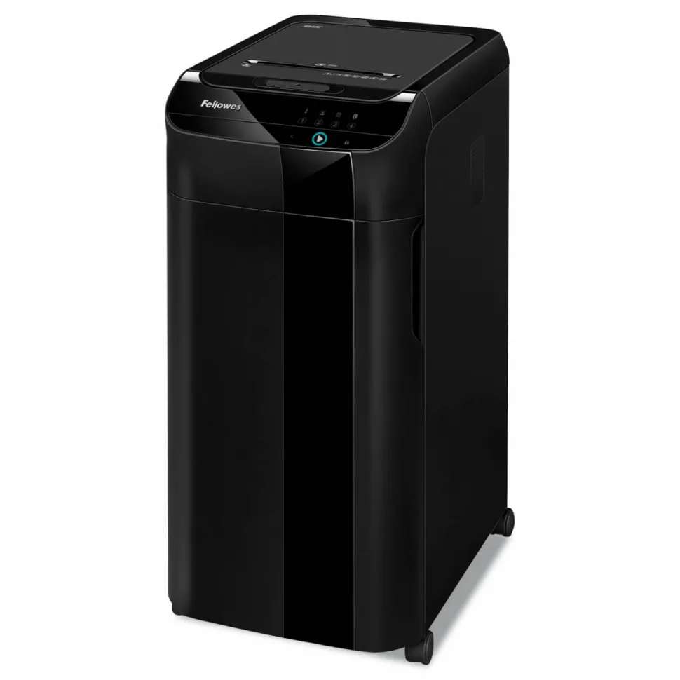 Fellowes AutoMax 350C Auto Feed Cross-Cut Shredder, 350 Auto/12 Manual Sheet Capacity