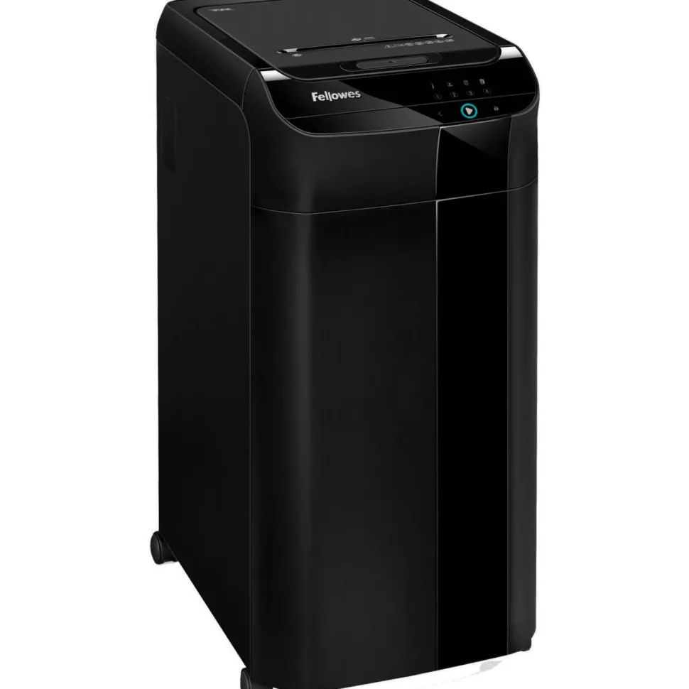 Fellowes AutoMax 350C Auto Feed Cross-Cut Shredder, 350 Auto/12 Manual Sheet Capacity