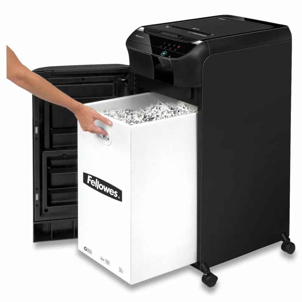 Fellowes AutoMax 550C 550 Sheet Cross-Cut Shredder, 4963001