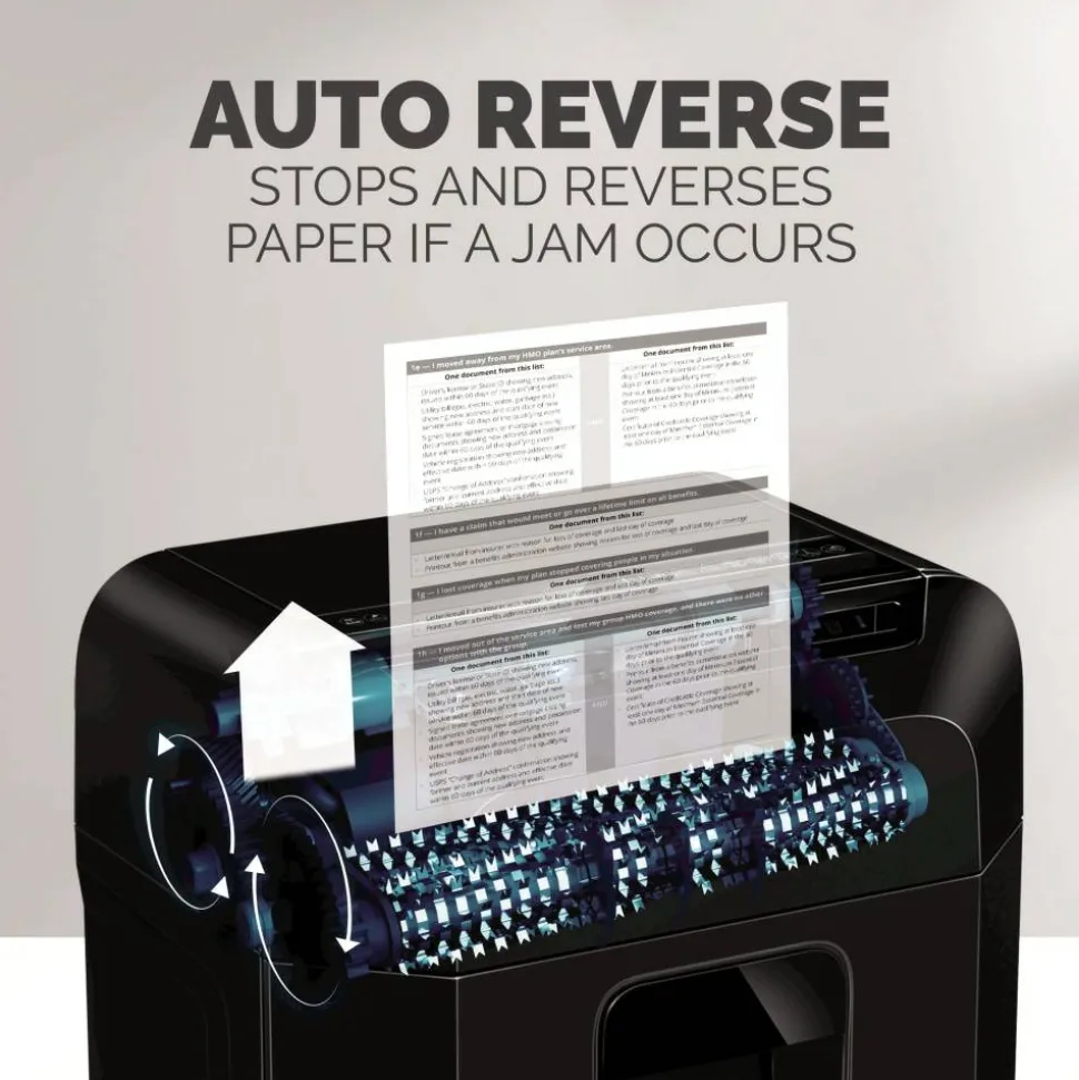 Fellowes AutoMax 100MA Micro-Cut Shredder, 100 Auto/ 10 Manual Sheet Capacity