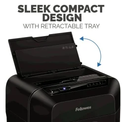 Fellowes AutoMax 100MA Micro-Cut Shredder, 100 Auto/ 10 Manual Sheet Capacity