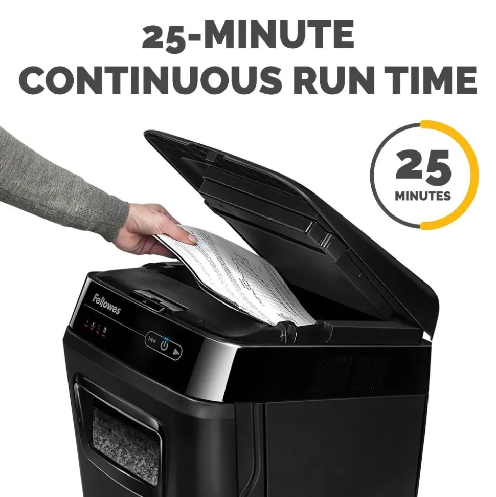 Fellowes AutoMax 200M 200 Sheet Micro-Cut Shredder, 4656201