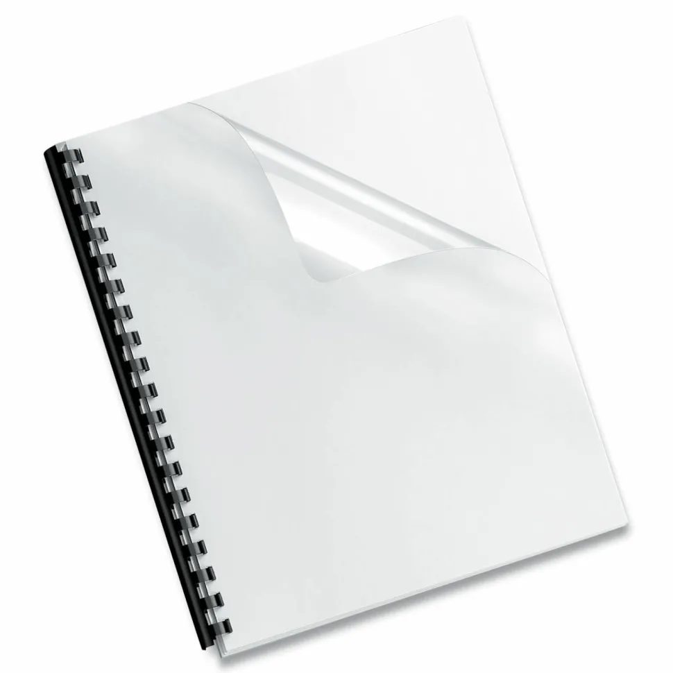 Fellowes Crystals Clear PVC Covers - 11"x8.5"x 0" - - 5204303