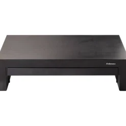 Fellowes Designer Suites Height-Adjustable Monitor Riser With Storage Tray, 4.38
