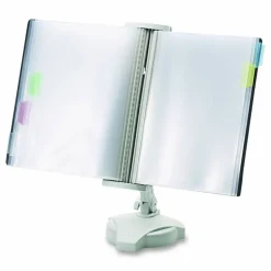 Fellowes Desktop Reference Rack, Platinum