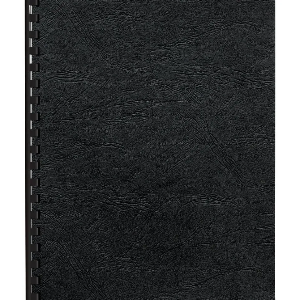 Fellowes ExecutivePresentation Covers, 11.3" x 8.8" x 0.1", Black, Pack Of 50