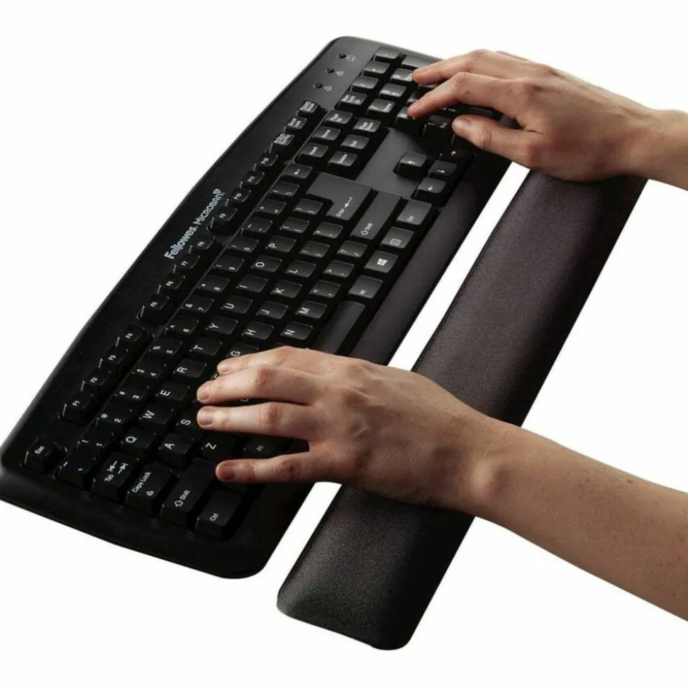 Fellowes Gel Wrist Rest, Graphite