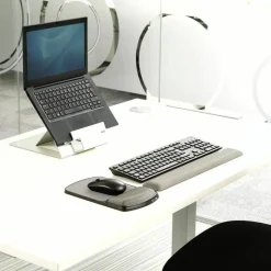 Fellowes Gel Wrist Rest/Mouse Pad, Graphite