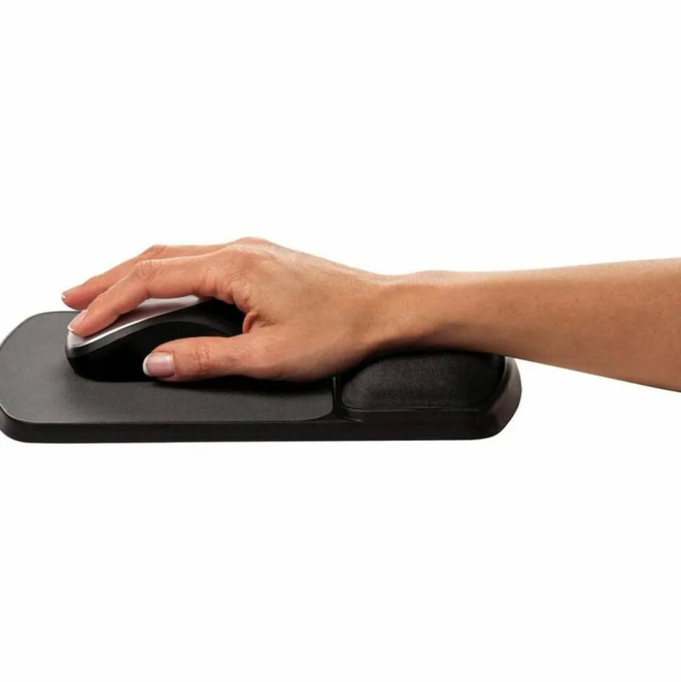 Fellowes Gel Wrist Rest/Mouse Pad, Graphite