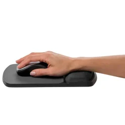 Fellowes Gel Wrist Rest/Mouse Pad, Graphite