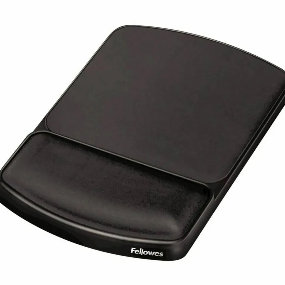 Fellowes Gel Wrist Rest/Mouse Pad, Graphite