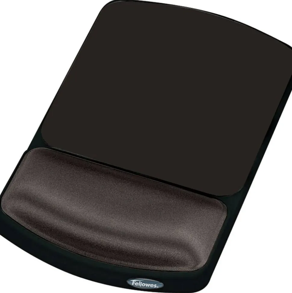 Fellowes Gel Wrist Rest/Mouse Pad, Graphite