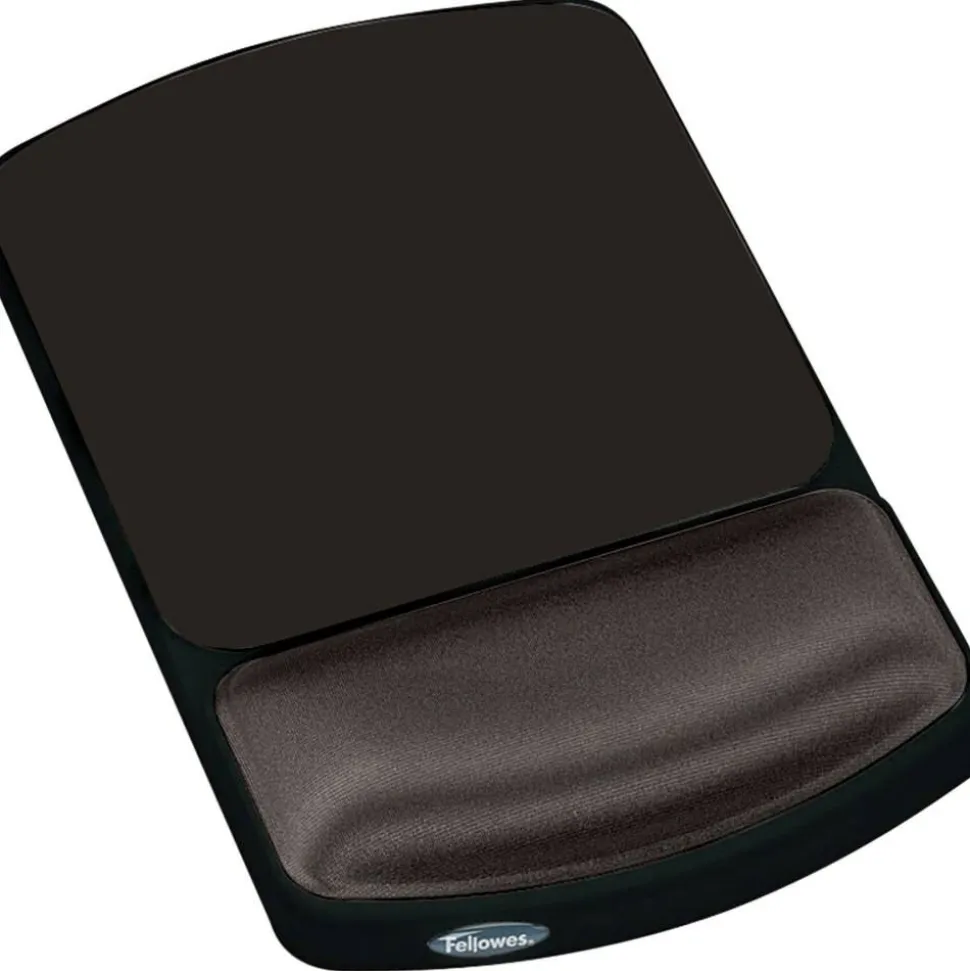 Fellowes Gel Wrist Rest/Mouse Pad, Graphite