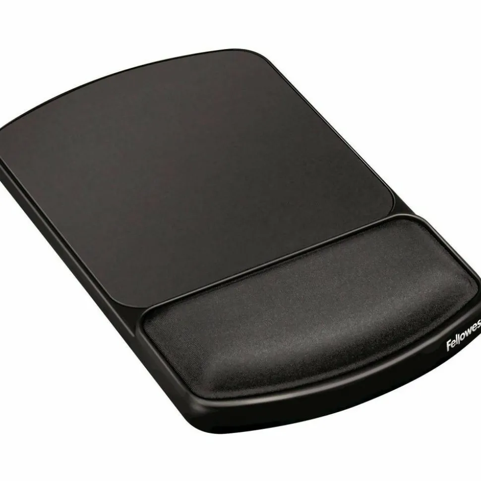 Fellowes Gel Wrist Rest/Mouse Pad, Graphite