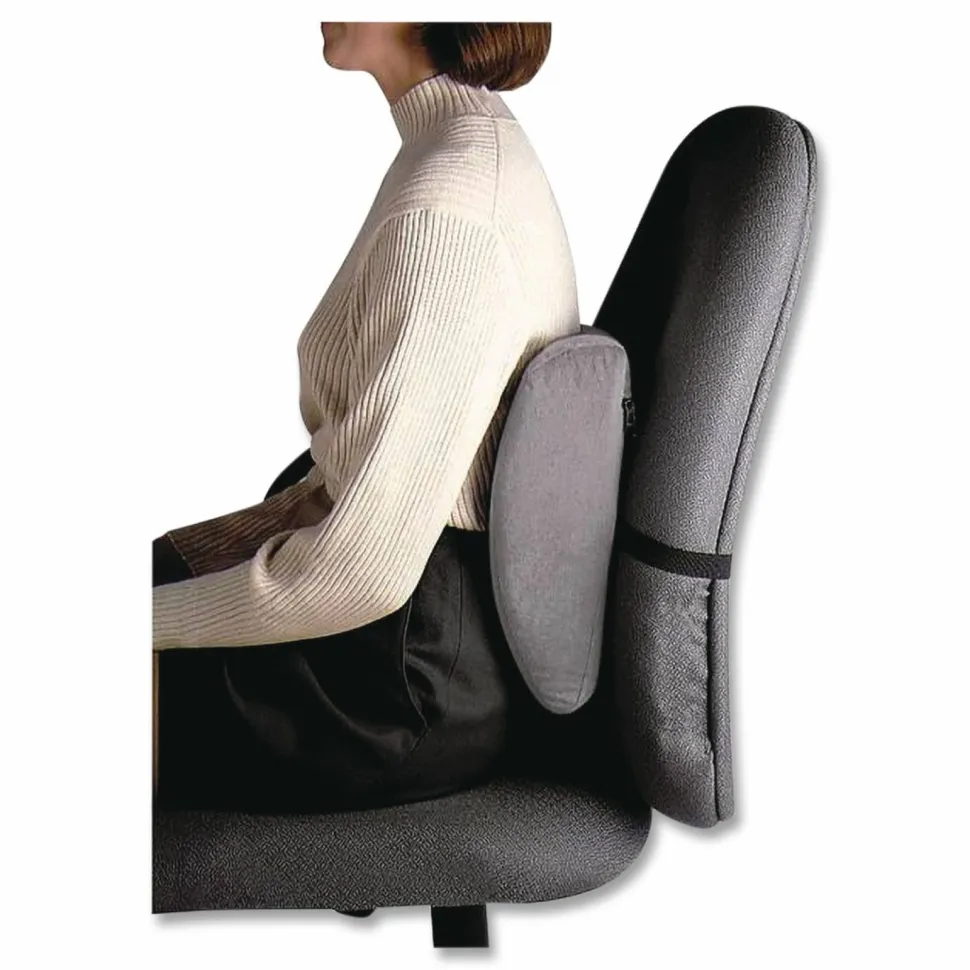 Fellowes High-Profile Backrest, 12"H x 13"W x 4"D, Black