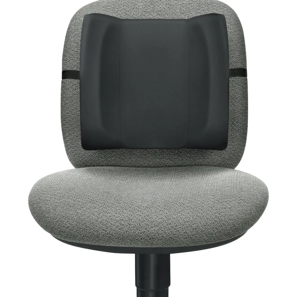 Fellowes High-Profile Backrest, 12"H x 13"W x 4"D, Black