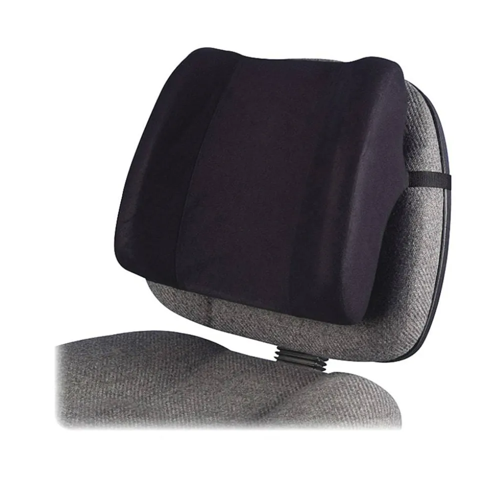 Fellowes High-Profile Backrest, 12"H x 13"W x 4"D, Black