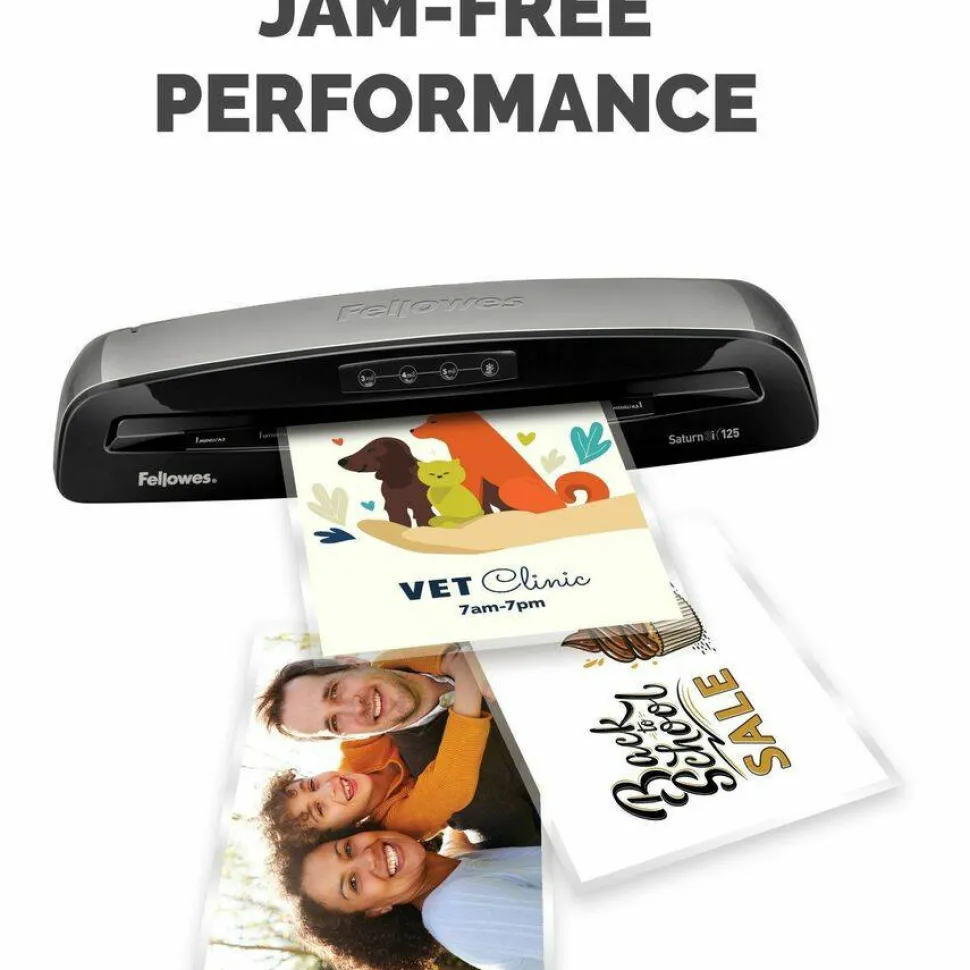 Fellowes ImageLast Laminating Pouches, UV Protection, Glossy, 3 Mil, Letter, Pack of 100