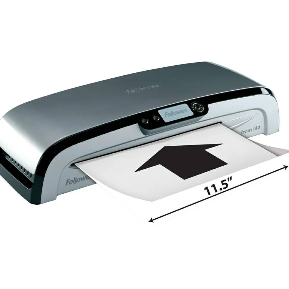 Fellowes ImageLast Thermal Laminating Pouches, UV Protection, 9" x 11 1/2", 3 Mil, Glossy, Pack Of 50
