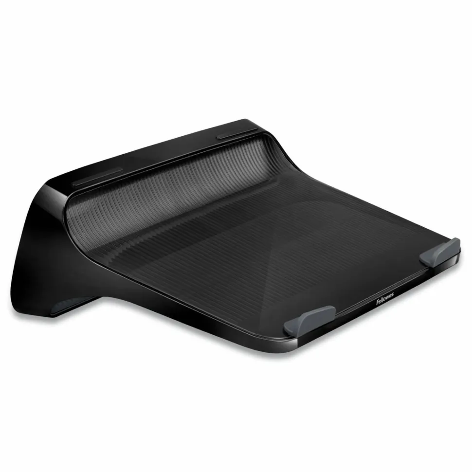 Fellowes I-Spire Series Laptop Lift, 4 1/4"H x 13 1/4"W x 9 3/8"D, Black