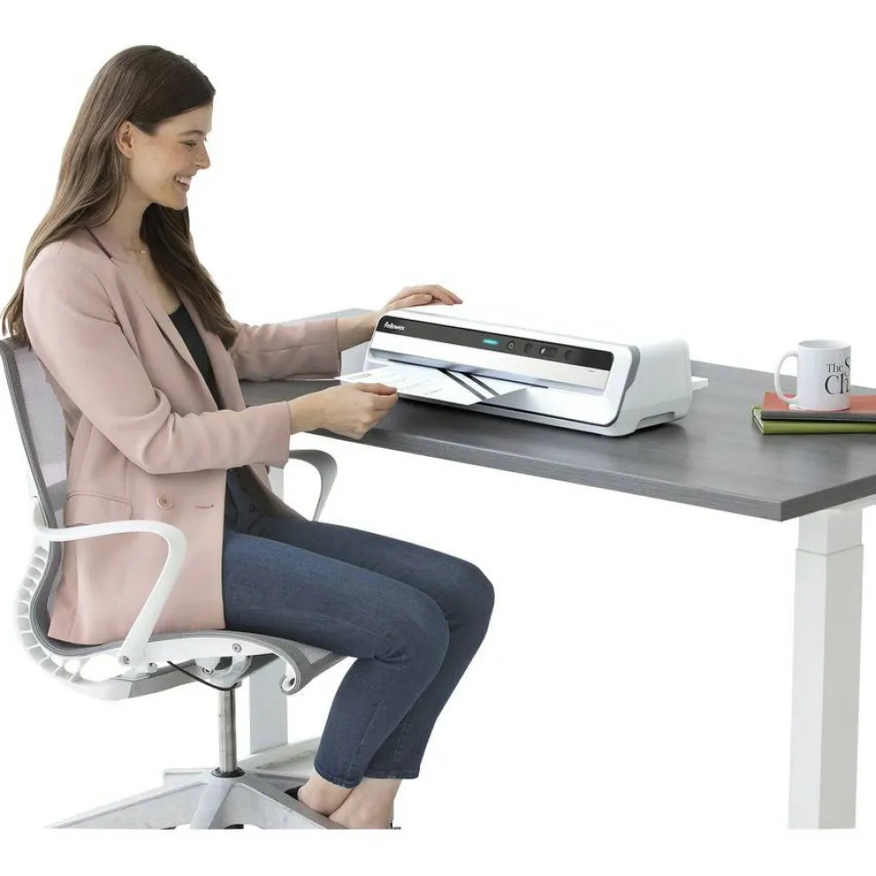 Fellowes Jupiter 125 Laminator, 6 Rollers, 12.5 Max Document Width, 10 mil Max Document Thickness