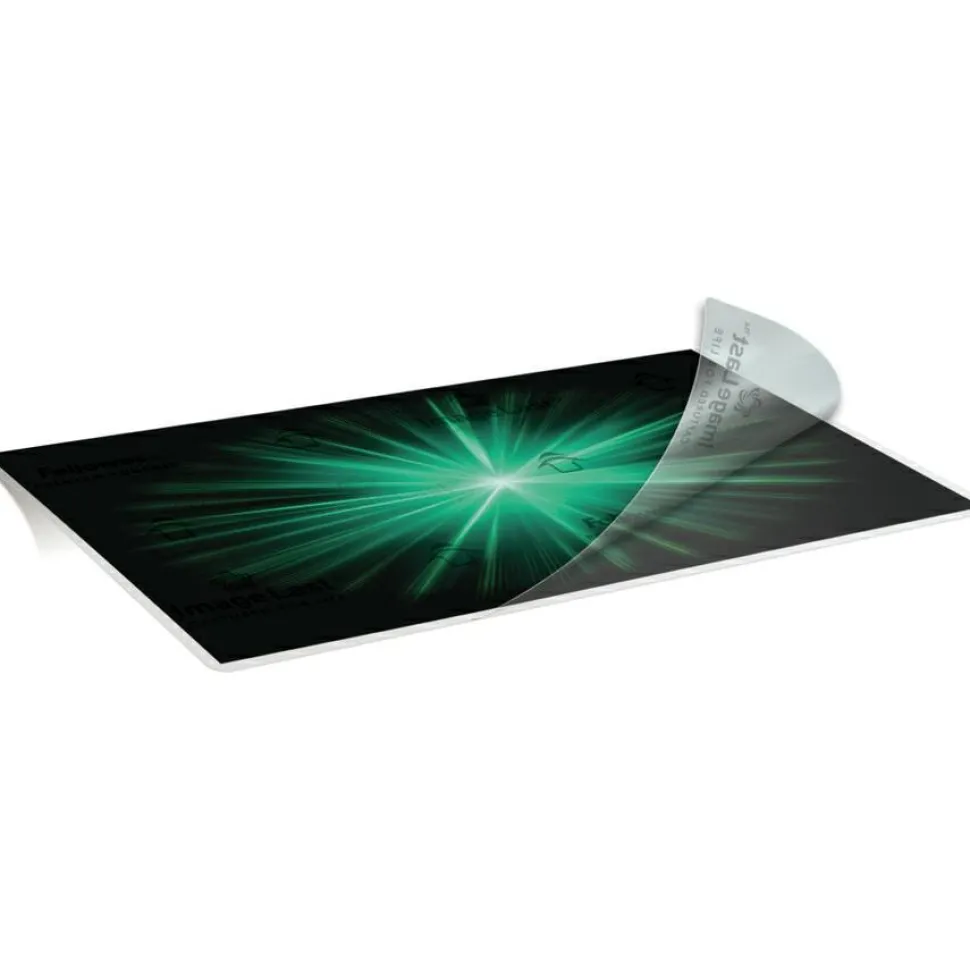 Fellowes Laminating Pouches, Glossy, 8.5" x 11", 3 mil Thick, Clear, Pack Of 150