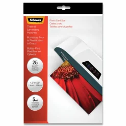 Fellowes Laminating Pouches, 5 mil, 4.5