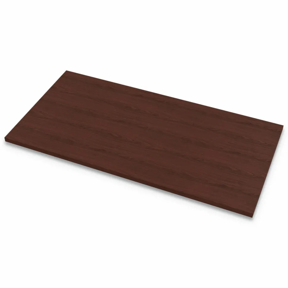 Fellowes Levado Laminate Table Top, 48" x 24", Mahogany