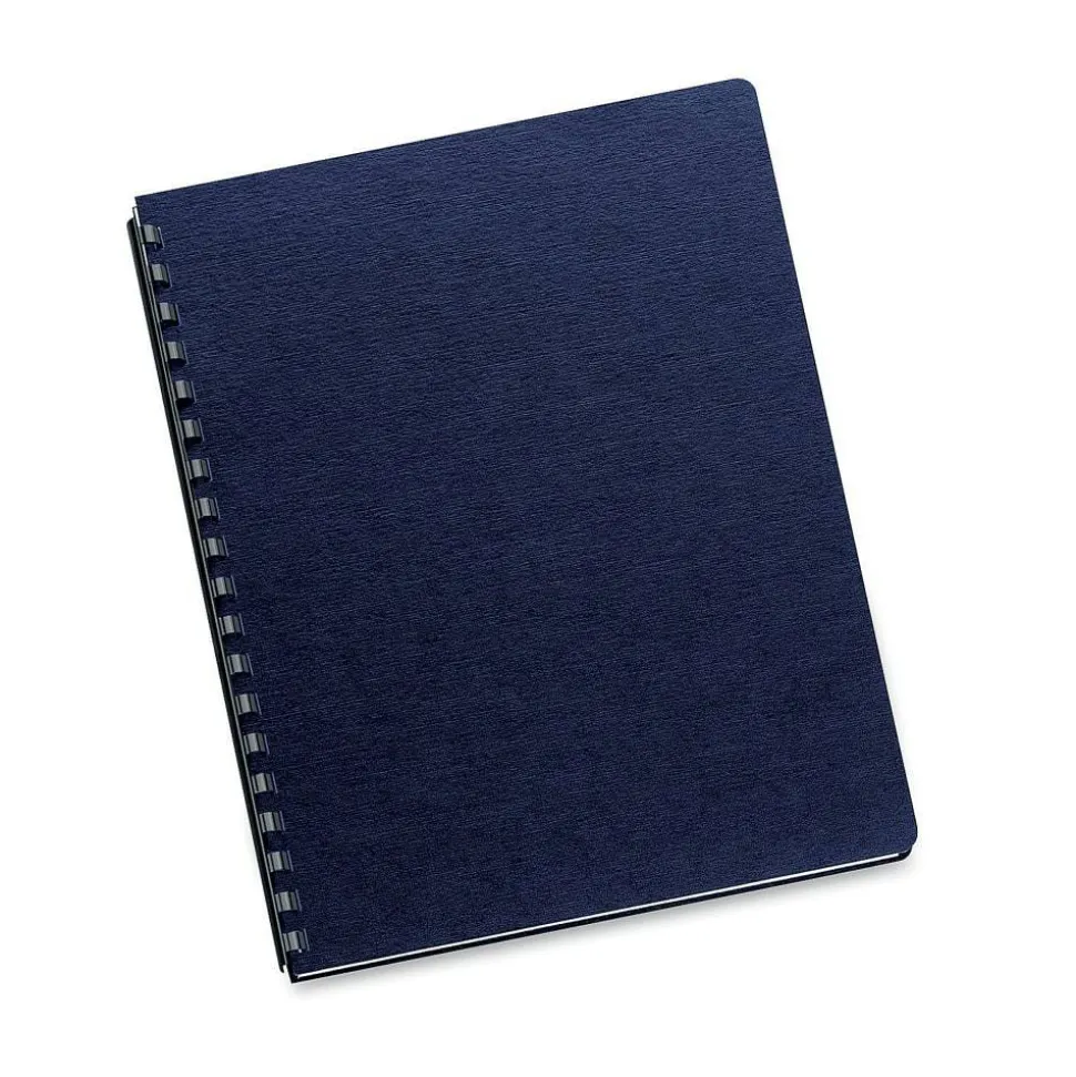 Fellowes Linen Presentation Covers,11-1/4"x8-3/4",200/PK,Navy