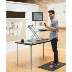 Fellowes Lotus DX Adjustable Sit-Stand Workstation, Black