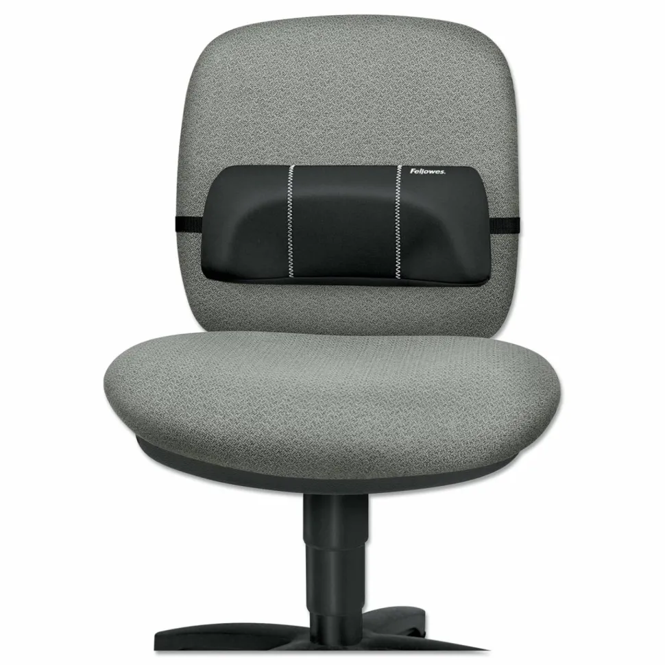 Fellowes Lumbar Back Support, 12 x 3.13 x 5.19, Black