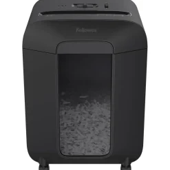 Fellowes LX85 Cross Cut 12-Sheet Home Office Paper Shredder with SafeSense, Black