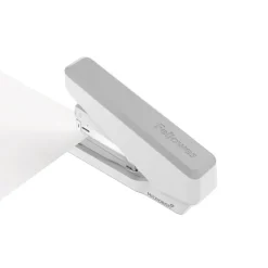 Fellowes LX870 EasyPress Stapler with Antimicrobial Protection, 40-Sheet Capacity, Gray/White