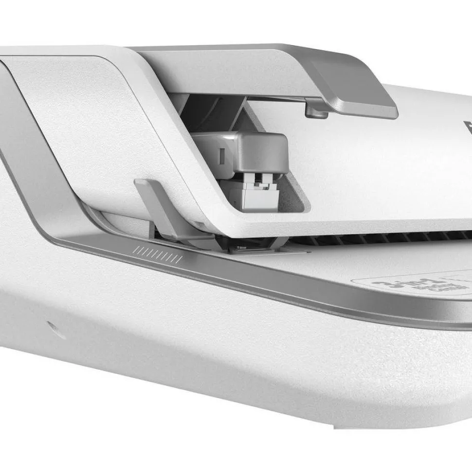 Fellowes Lyra 3-in-1 Manual Binding Center, 300-Sheet Capacity, 6.03"H x 16.63"W x 15.56"D, White/Gray, 5603001